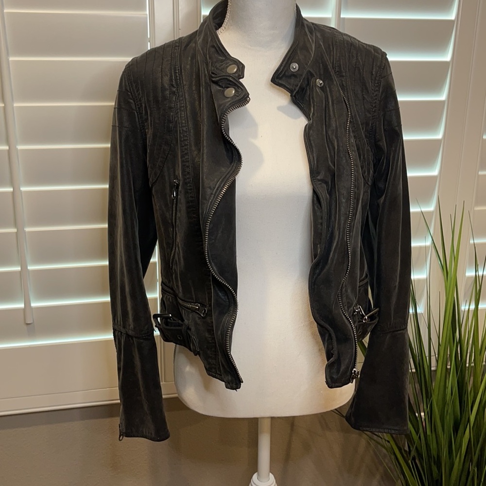 NWOT We The Free- Vegan/Faux Leather Moto Jacket